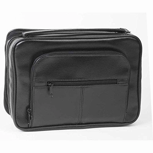 Bible Cover - Deluxe Organizer W/Study Kit-Lrg Black