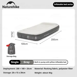 2025 New arrived Big Discount For 2025 Naturehike Chenjing Inflatable Bed w/ Built-in Pump & Pillow Best Price save 78% off free shipping and fast delivery for you.