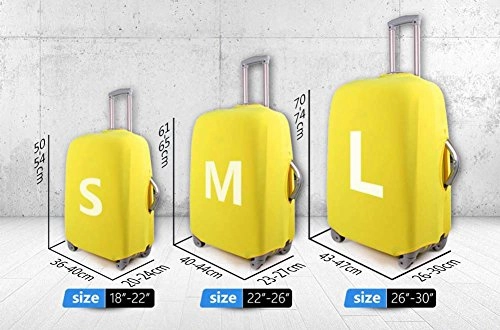Bigcardesigns Travel Luggage Protective Covers For 18"-21" Suitcase Elastic
