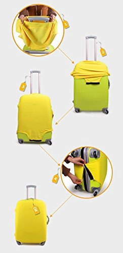 Bigcardesigns Travel Luggage Protective Covers For 18"-21" Suitcase Elastic