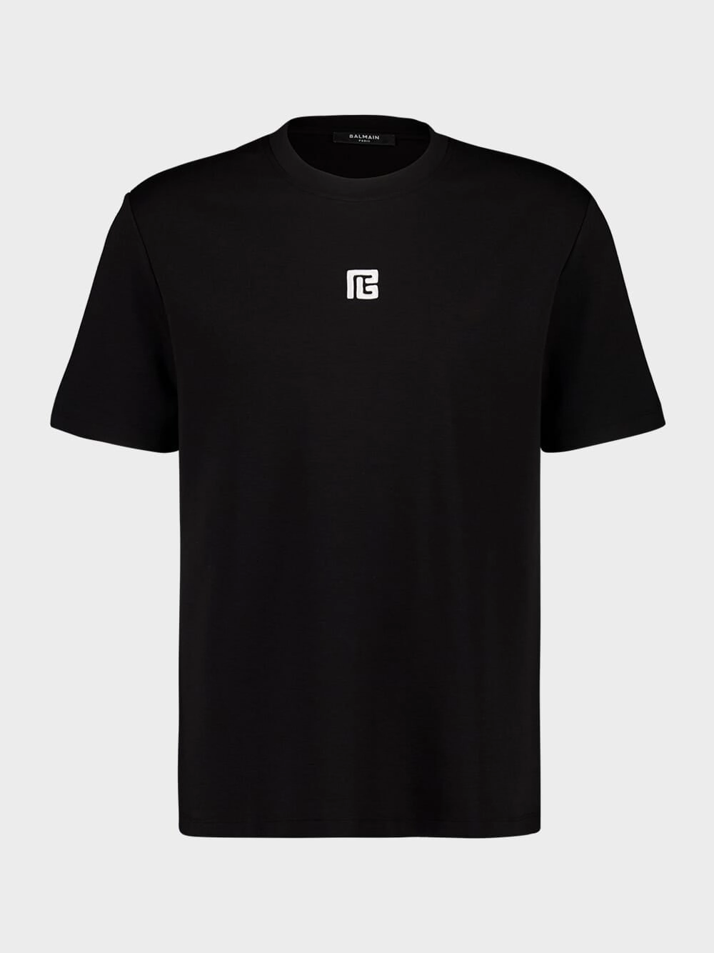 Black Regular Fit Small Logo T-Shirt Tops Mens - flannel shirts