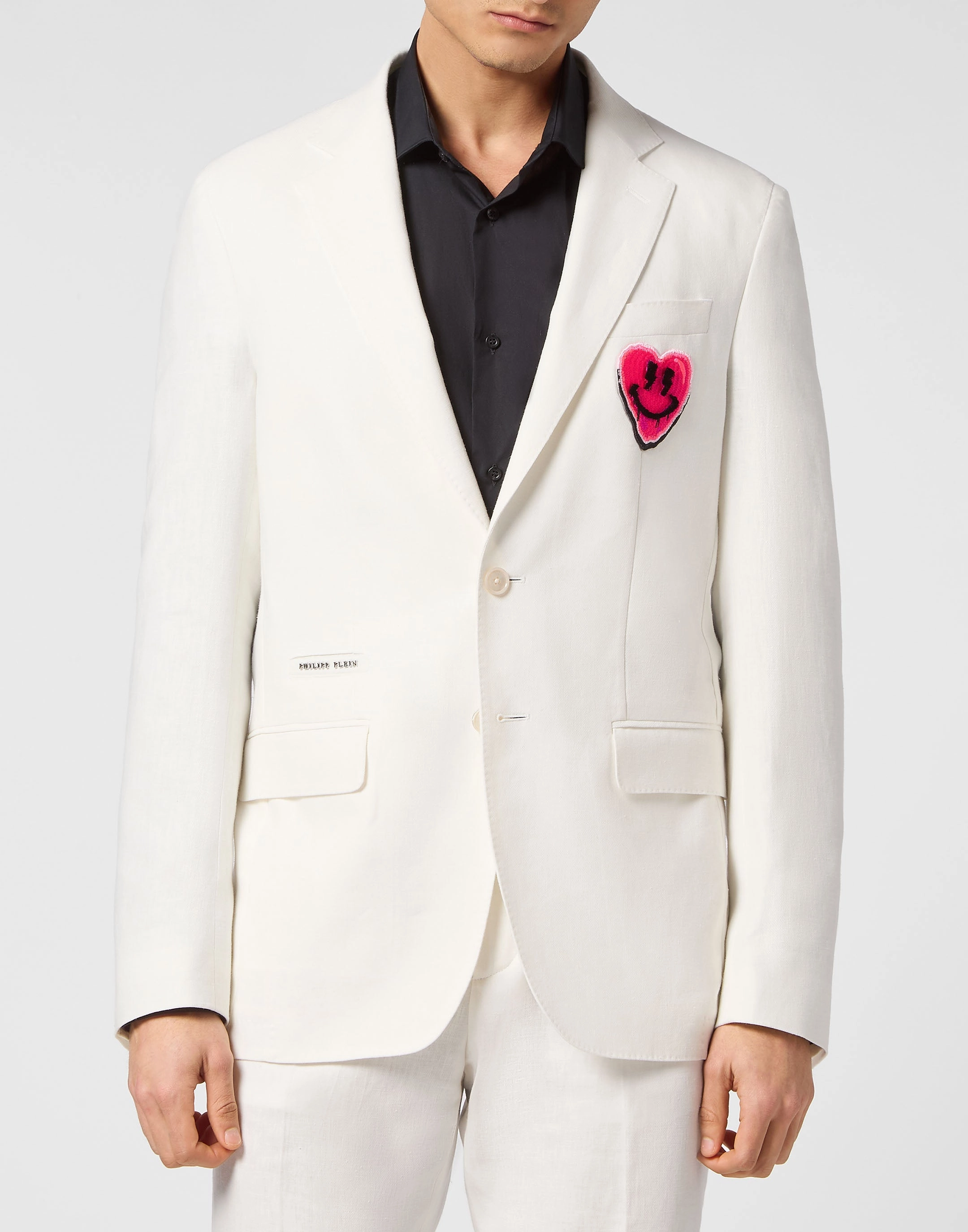 Blazer With Heart Patch