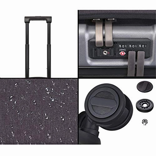 Boarding Luggage Universal Luggage Expandable Suitcase PC ABS with TSA Lock Spinner 20inches Carry-on Uprights Suitcase 360 Silent Spinner Multidirectional Wheels Airplane Flight And Check In