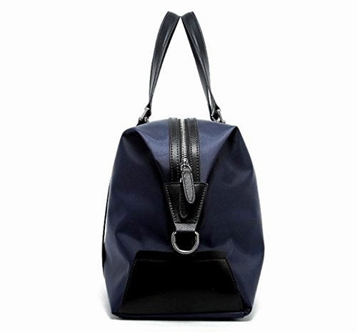 BOPAI-BO | Boston Bag Travel Tote Duffel Bag Carry on Bag Weekender Overnight Bag (Navy)