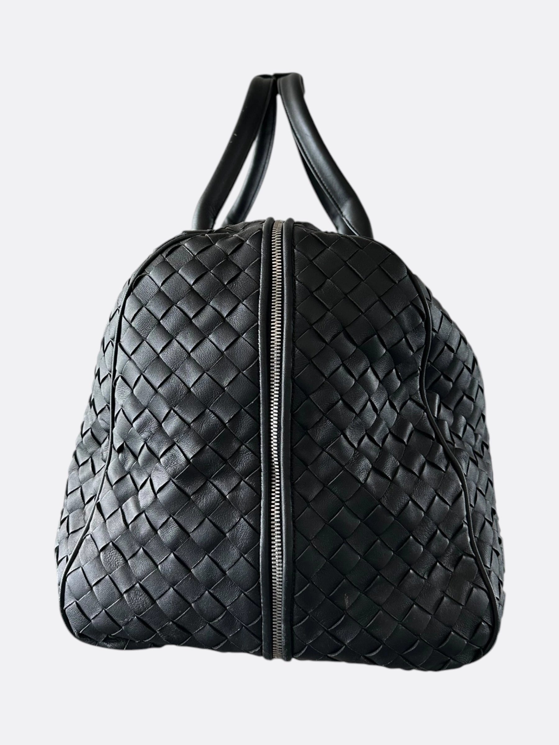 Bottega Veneta Black Large Duffle Bag