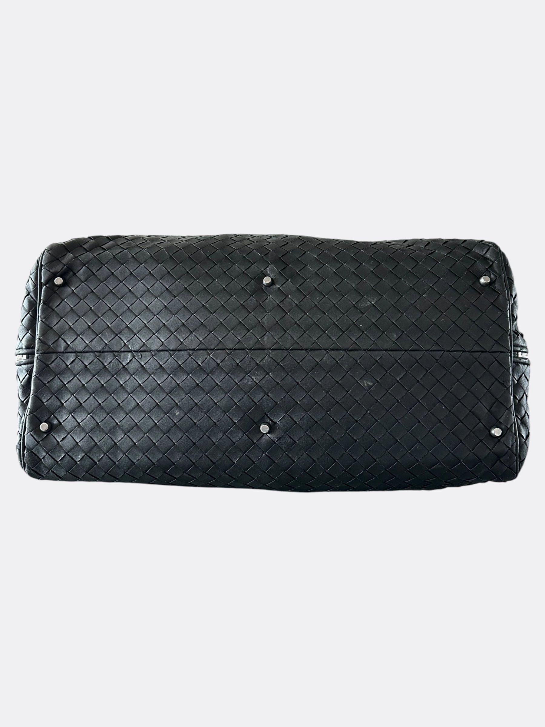 Bottega Veneta Black Large Duffle Bag