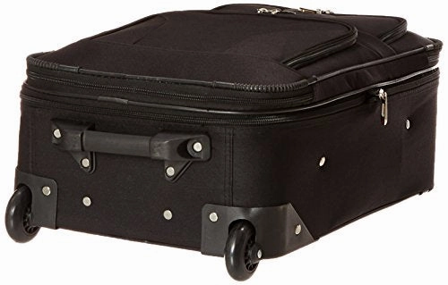 Bowman Collection- 3 Piece Traveler's Carry-On Set in Black