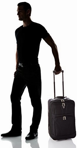 Bowman Collection- 3 Piece Traveler's Carry-On Set in Black