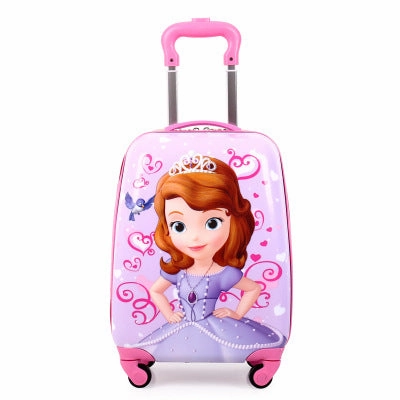 Brand Hello Kitty Cartoon 18 Inch Students Travel Trolley Case Children Boarding Box Anime Girl