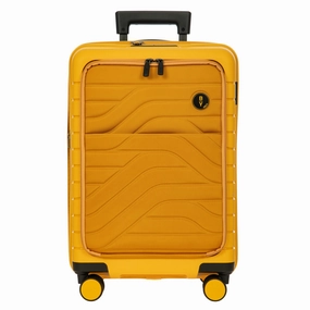Bric's B Y Ulisse Expandable Spinner with Pocket - 21" Mango