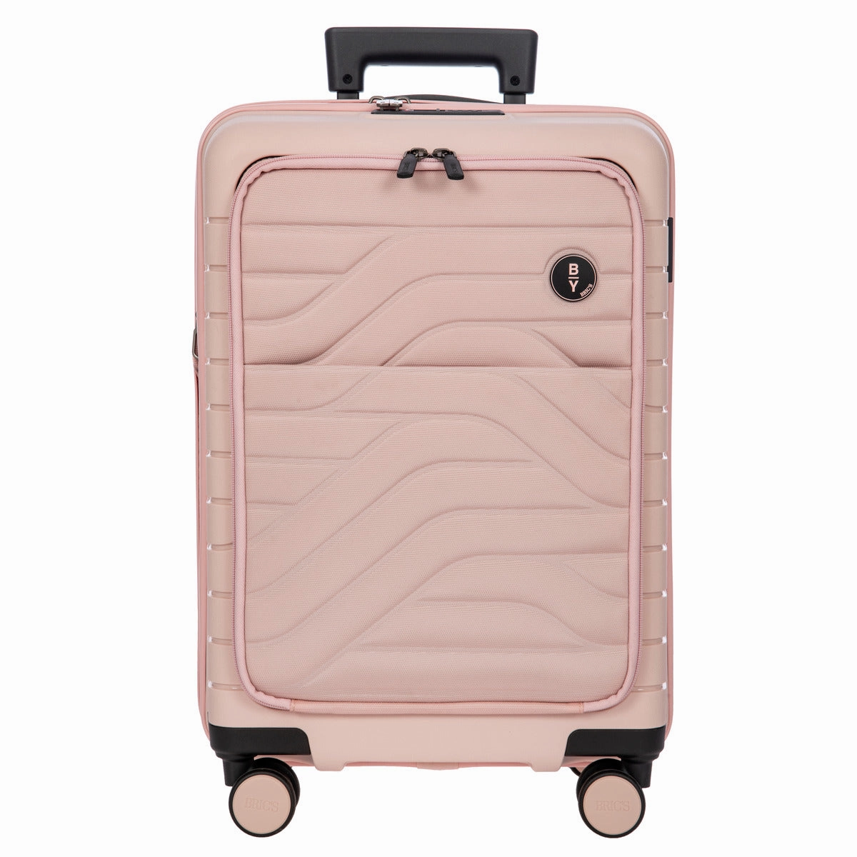 Bric's B Y Ulisse Expandable Spinner with Pocket - 21" Pearl Pink