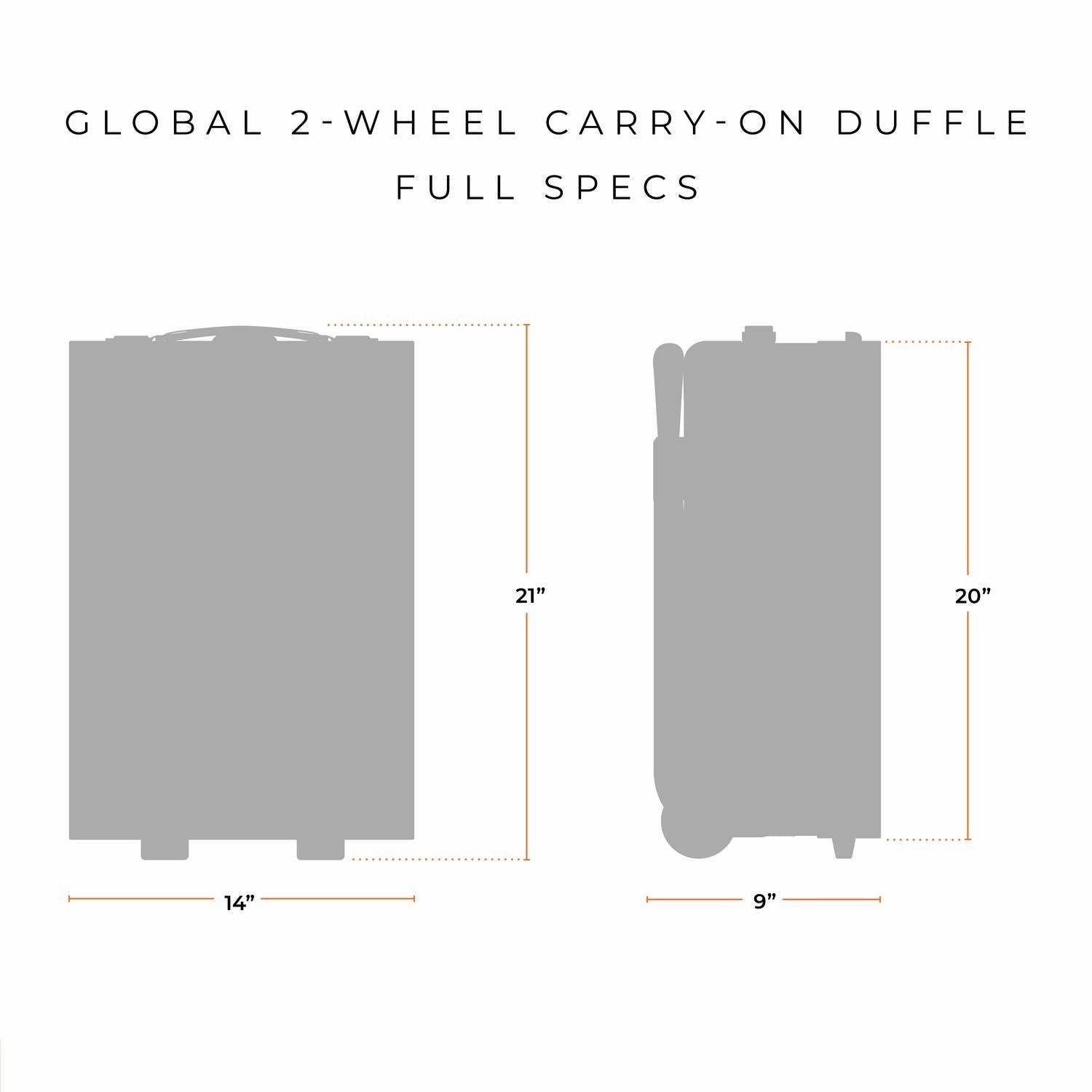 Briggs & Riley Baseline Global 21" 2-Wheel Carry-On Duffle