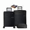 Briggs & Riley Baseline Set: C/O & Med Exp Spinners, Exec Toiletry Kit, Portmantos Tracking