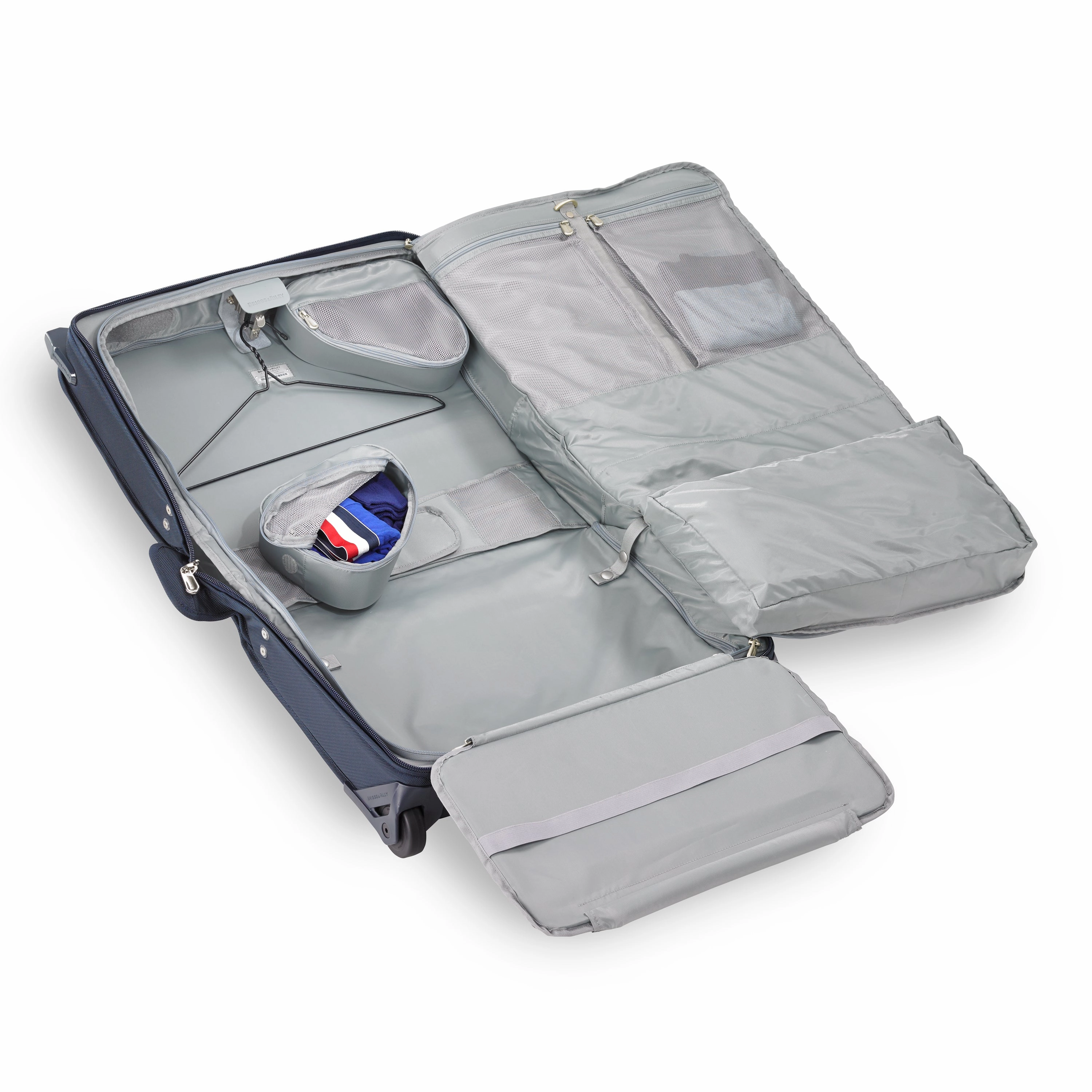 Briggs & Riley Baseline TravelWare 21" Tall Upright Carry-On 2-Wheel Wheeled Garment Suitcase