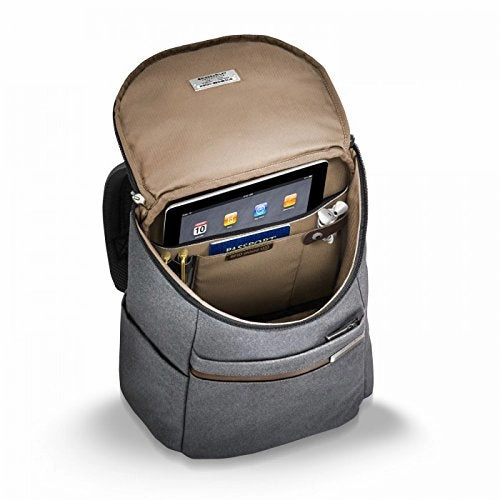 Briggs & Riley Kinzie Street, Small Wide Mouth Backpack, Grey
