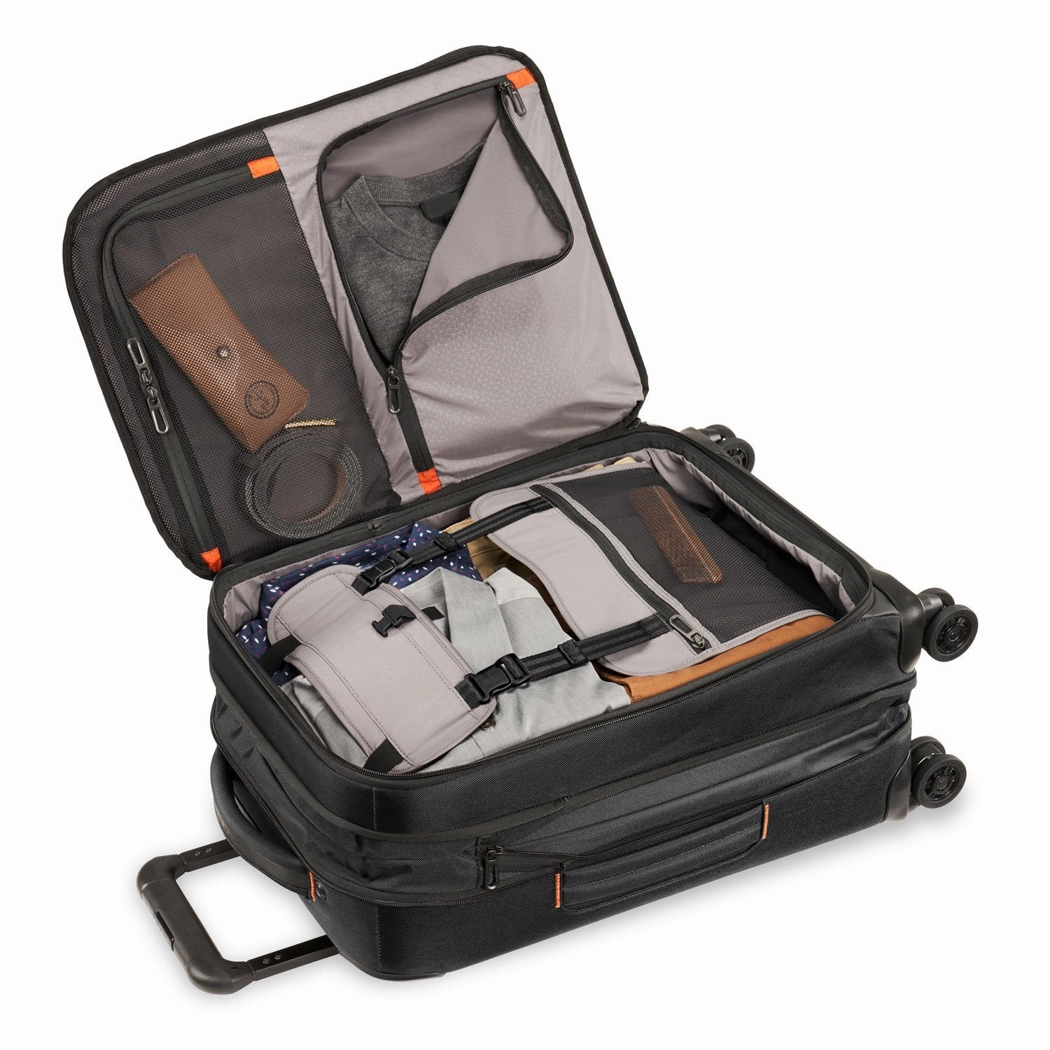 Briggs & Riley ZDX Domestic Carry-on Expandable Spinner Black