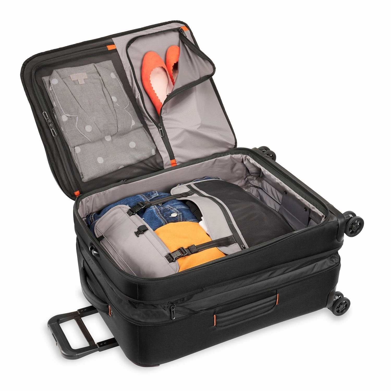Briggs & Riley ZDX Medium Expandable Spinner Luggage Black