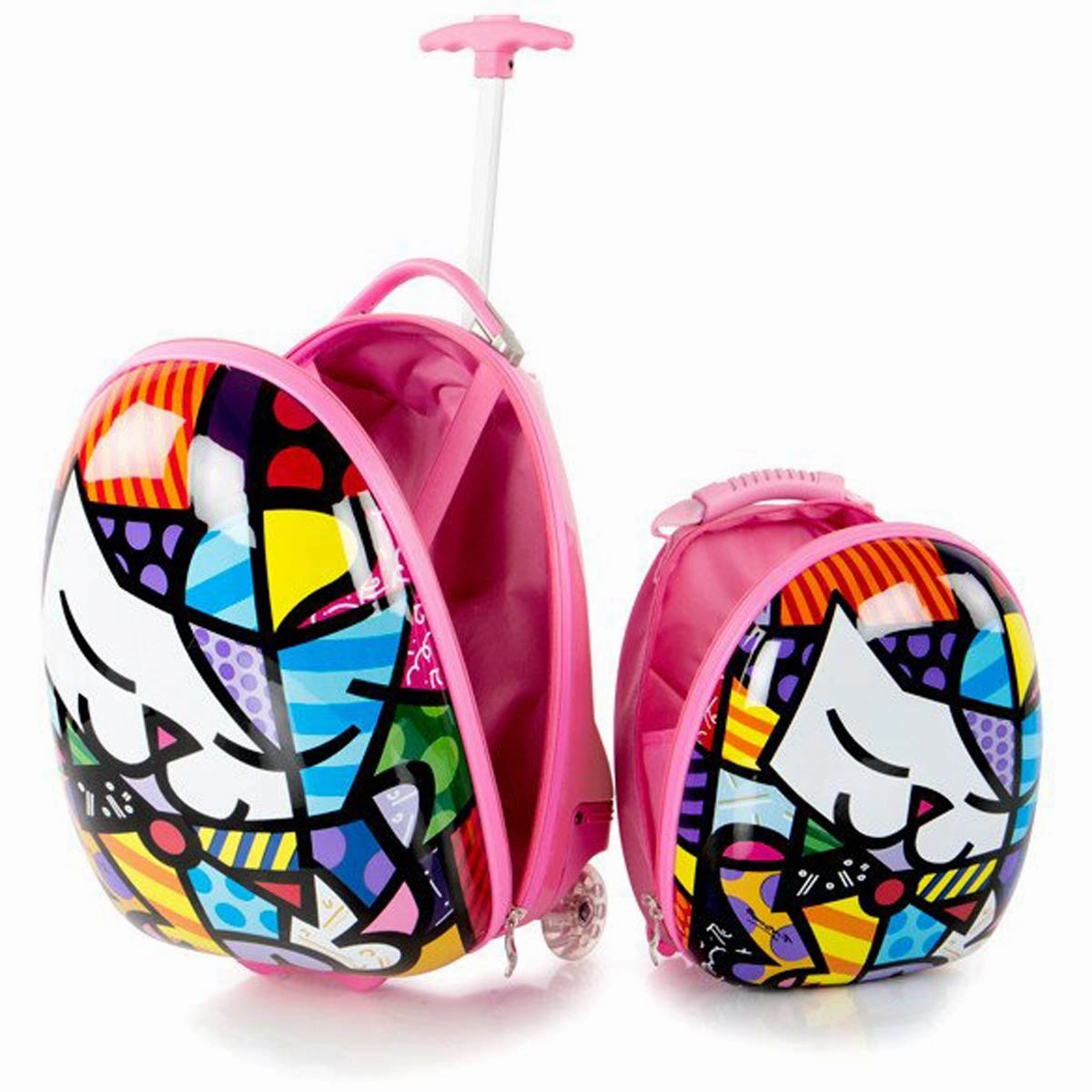 Britto For Kids Kitty Luggage And Backpack Set