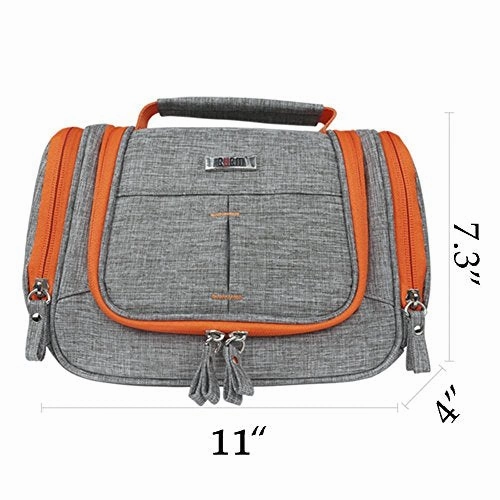 Bubm Toiletry Bag - Travel Kit Organizer Bag For Women Makeup & Men Grooming Cosmetic Case With