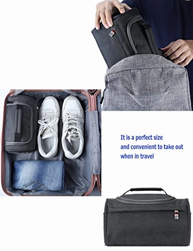 BUBM Toiletry Bag Waterproof and Scratchproof Bathroom Shower Bags,Travel Organizer for