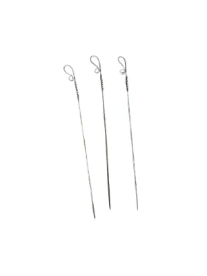 Limited Budget Blacksmith Set of 3 Small Skewers ,Fashion Style , wear our fashion design products, welcome to orders as soon as possible.