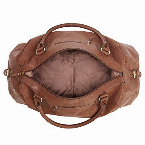 Bueno Carry On Solid Weekender Duffle Bag - Brown