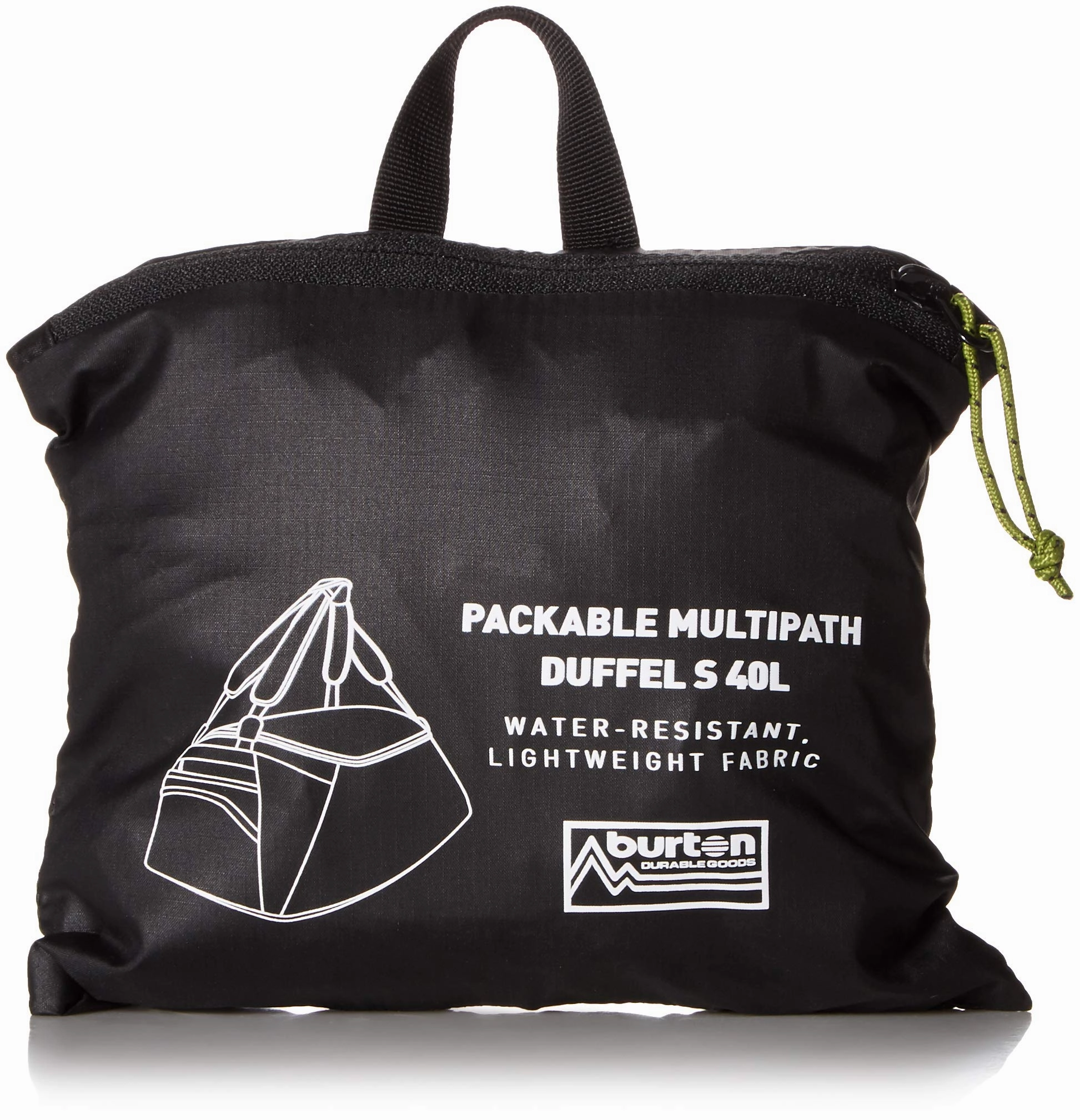 Burton Packable Multipath Duffel S 40L, True Black