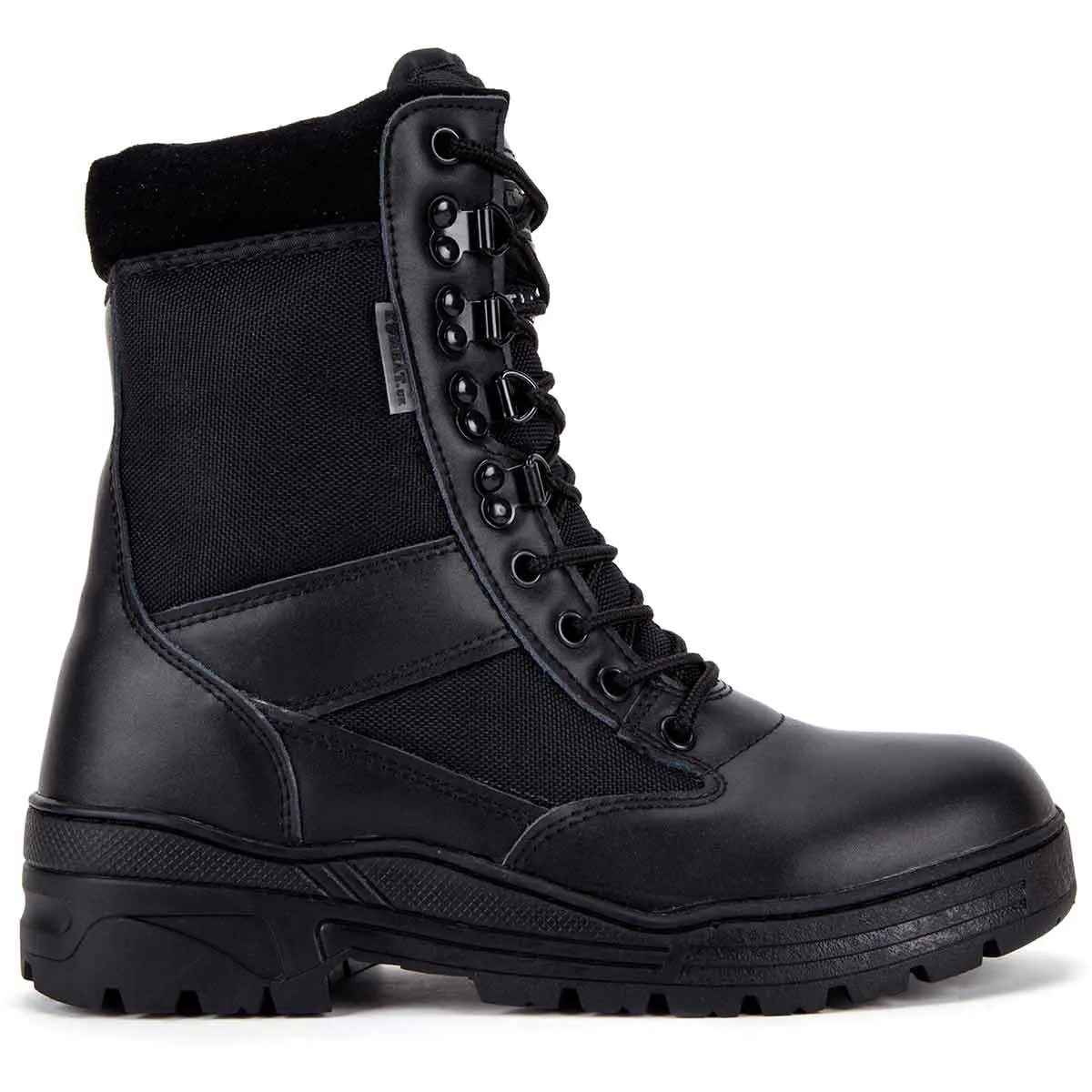 Fashion Kombat Black Half Leather Patrol Boot hottest sale, get 100% quality here, just do it!