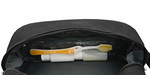 Canvas Toiletry Bag - Large Dopp Kit For Men & Women - The Perfect Travel Essentials Organizer 