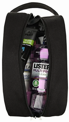 Canvas Toiletry Bag - Large Dopp Kit For Men & Women - The Perfect Travel Essentials Organizer 