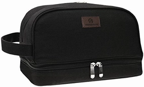 Canvas Toiletry Bag - Large Dopp Kit For Men & Women - The Perfect Travel Essentials Organizer 