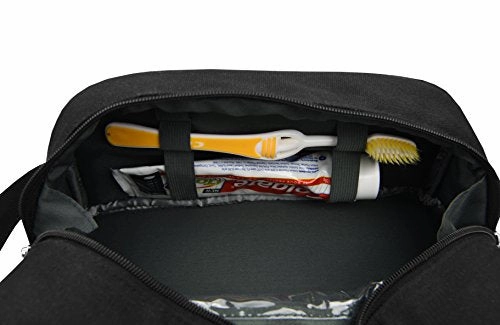 Canvas Toiletry Bag - Large Dopp Kit For Men & Women - The Perfect Travel Essentials Organizer 
