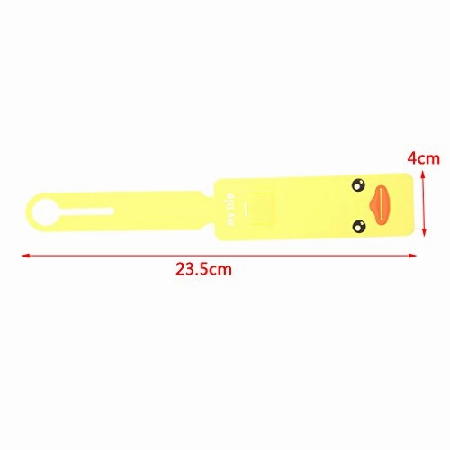 Carise Cartoon Silicone Travel Luggage Tags Baggage Suitcase Bag Labels Name Address