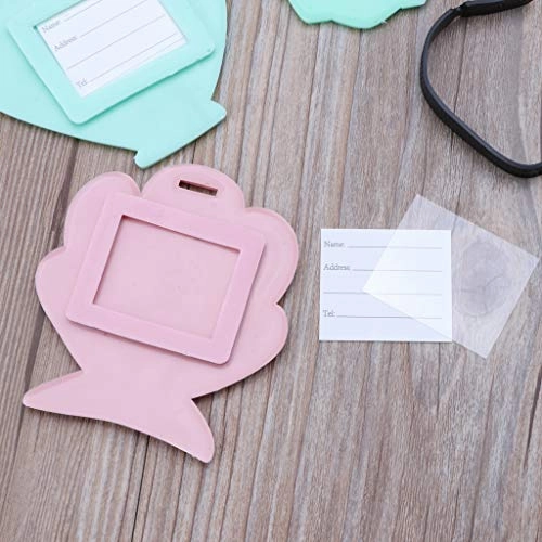 Carise Creative Cartoon Shell Travel Luggage Tags Silica Gel Girl Suitcase ID Holder Baggage