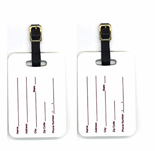 Carolines Treasures Ss8899Bt French Bulldog Luggage Tag - Pair 2, 4 X 2.75 In.