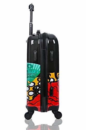 Carry-On Cabin Luggage 55X35X20 Suitcase 20 Inch Approved Lightweight 4 Wheel Hard Case Kids