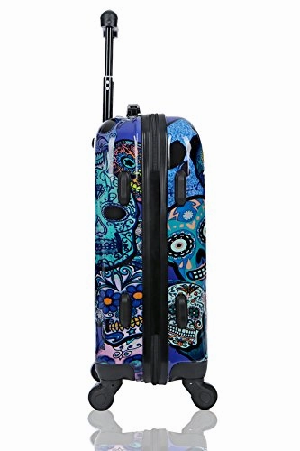 Carry-On Cabin Luggage 55X35X20 Suitcase 20 Inch Approved Lightweight 4 Wheel Hard Case Kids
