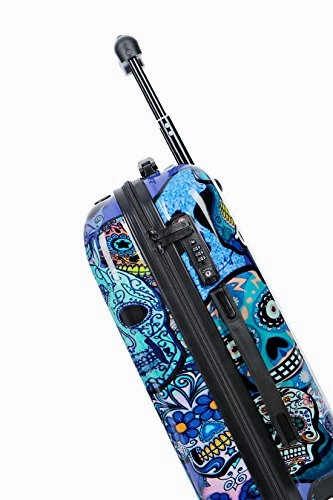 Carry-On Cabin Luggage 55X35X20 Suitcase 20 Inch Approved Lightweight 4 Wheel Hard Case Kids