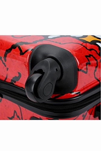 Carry-On Cabin Luggage 55X35X20 Suitcase 20 Inch Approved Lightweight 4 Wheel Hard Case Kids