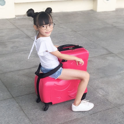Carrylove Cartoon Luggage Series 20/24 Size Boarding Pc You Can Ride Rolling Luggage Spinner