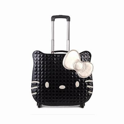 Carrylove Hellokitty Luggage Series 18 Inch Pu Handbag And Rolling Luggage Gifts For Princess