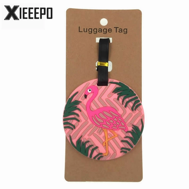 Cartoon Ice Cream Luggage Tag Trave Accessories Silica Gel Suitcase ID Address Holder Baggage
