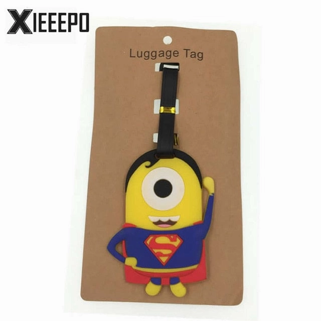Cartoon Ice Cream Luggage Tag Trave Accessories Silica Gel Suitcase ID Address Holder Baggage