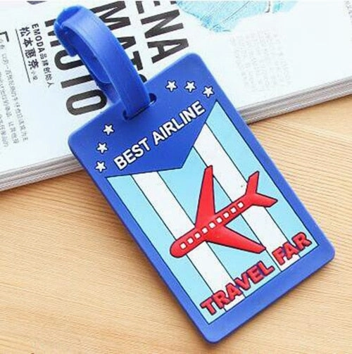 Cartoon Ice Cream Luggage Tag Trave Accessories Silica Gel Suitcase ID Address Holder Baggage