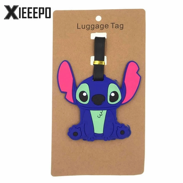 Cartoon Ice Cream Luggage Tag Trave Accessories Silica Gel Suitcase ID Address Holder Baggage