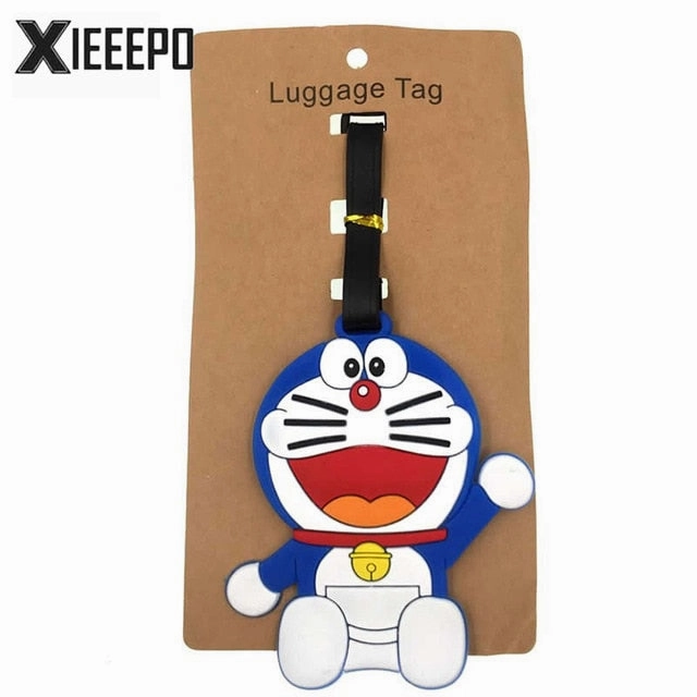 Cartoon Ice Cream Luggage Tag Trave Accessories Silica Gel Suitcase ID Address Holder Baggage