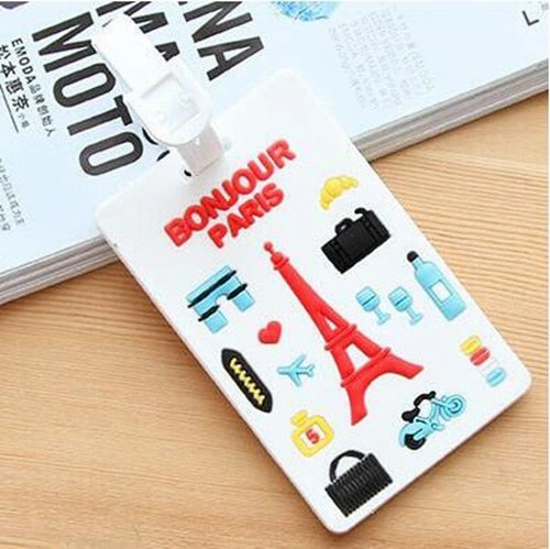 Cartoon Star Wars Luggage Tag Travel Accessories Silica Gel Suitcase ID Address Holder Baggage