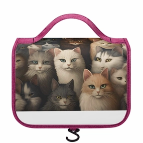 Cat Print  ToiletryCosmetic Travel Bag