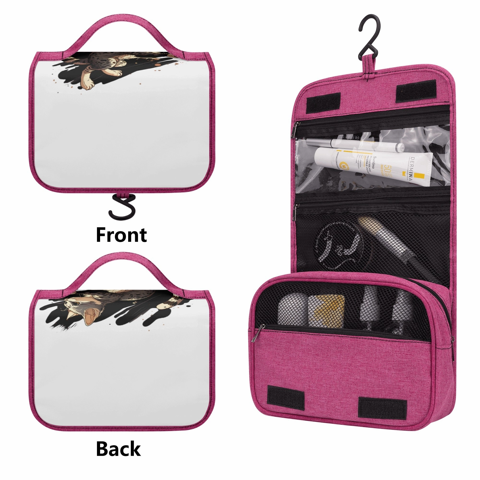 Cat Print  ToiletryCosmetic Travel Bag