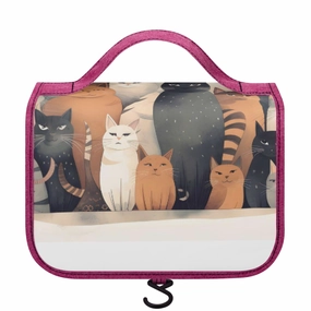 Cat Print  ToiletryCosmetic Travel Bag
